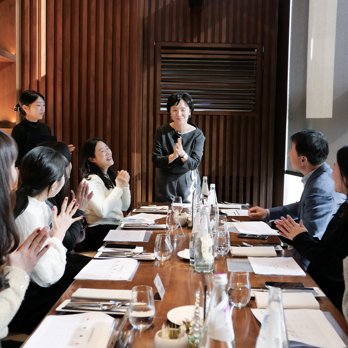 밀텍하우스 우수 서포터즈들과 함께한 연말 시상식(JW 메리어트호텔)